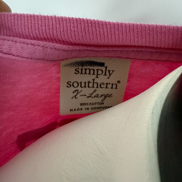 Simply Southern Blame It All On My Roots Disco Ball Long Sleeve Graphic Tee - Picture 5 of 8